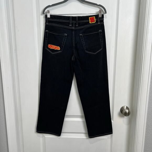 Empyre Relax Black Denim Cropped Pants Jeans Women's Size 26 - Picture 5 of 7